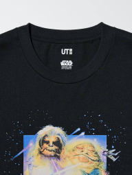 Футболка UNIQLO Star Wars з принтом 1161550572 (Чорний L)