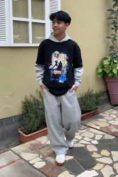 Футболка UNIQLO Star Wars з принтом 1161550572 (Чорний L)