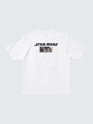 Футболка UNIQLO Star Wars з принтом спереду та ззаду 1161551264 (Білий XXL)
