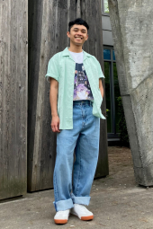Футболка UNIQLO Star Wars з принтом спереду та ззаду 1161551264 (Білий XXL)