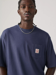 Футболка Levi's з кишенею 1161584452 (Синій L)