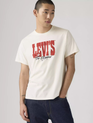 Чоловічі футболки з логотипом Levi's 1161602273 (Молочний XL)