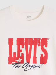 Чоловічі футболки з логотипом Levi's 1161602273 (Молочний XL)