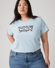 Женская футболка Levi's с принтом 1161630575 (Голубой 2X)