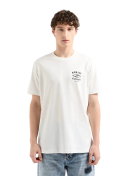 Футболка Armani Exchange з логотипом 1161632490 (Молочний XXL)