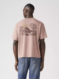 Футболка мужская Levi's с принтом 1161637391 (Розовый M)