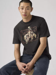 Футболка Levi's з принтом 1161652088 (Чорний M)