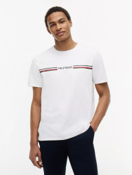 Мужская футболка Tommy Hilfiger с логотипом 1161705568 (Белый XXL)