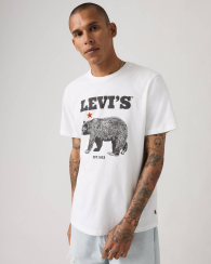 Мужская футболка Levi's с принтом 1161832651 (Белый XS)