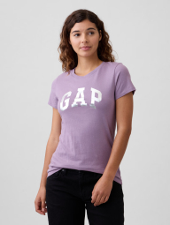 Женская футболка GAP с логотипом 1161897438 (Сиреневый XL)