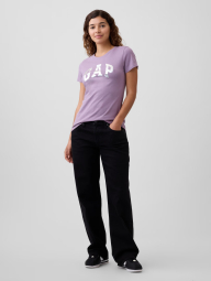 Женская футболка GAP с логотипом 1161897438 (Сиреневый XL)