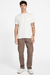 Мужская футболка Guess с логотипом 1161933608 (Молочный M)