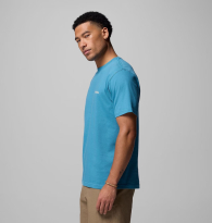 Мужская футболка Columbia с принтом сзади 1161931400 (Синий XL)