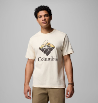 Мужская футболка Columbia с принтом 1161935576 (Молочный L)