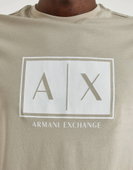 Футболка Armani Exchange с логотипом 1161982564 (Бежевый M)