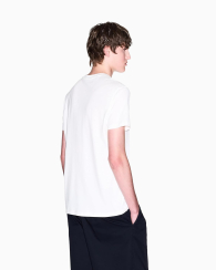 Футболка Armani Exchange с логотипом 1162158836 (Молочный L)