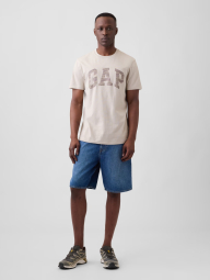 Мужская футболка GAP с логотипом 1162203634 (Бежевый XL)