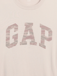 Мужская футболка GAP с логотипом 1162203634 (Бежевый XL)