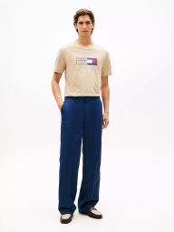 Мужская футболка Tommy Hilfiger с логотипом 1162208705 (Бежевый XL)