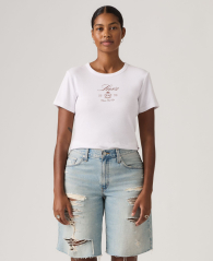 Жіноча футболка Levi's з принтом 1162302251 (Білий M)
