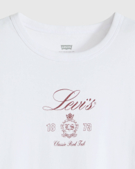 Жіноча футболка Levi's з принтом 1162302251 (Білий M)