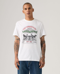 Мужская футболка Levi's с логотипом 1162468883 (Белый M)
