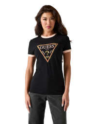 Женская футболка GUESS с рисунком 1162554159 (Черный XL)