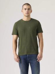 Мужская футболка Levi's с карманом 1162559014 (Зеленый XXL)