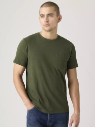 Мужская футболка Levi's с карманом 1162559014 (Зеленый XXL)