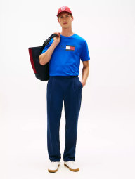 Мужская футболка Tommy Hilfiger с логотипом 1162569722 (Синий L)