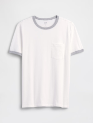 Чоловічі футболки GAP з кишенею 1162581392 (Білий XXL)