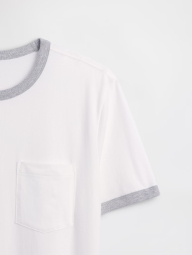 Чоловічі футболки GAP з кишенею 1162581392 (Білий XXL)