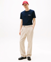 Мужская футболка Tommy Hilfiger с логотипом и принтом 1162591542 (Синий M)