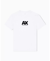 Чоловічі футболки з логотипом Armani Exchange 1162615844 (Білий XL)