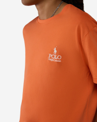 Мужская футболка Polo Ralph Lauren с вышитым логотипом 1162631850 (Оранжевый XL)
