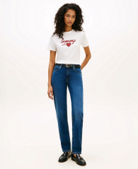 Футболка женская Tommy Hilfiger с логотипом 1162658487 (Белый XL)
