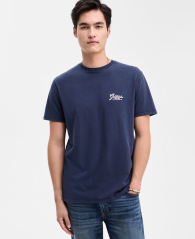 Мужская футболка Guess 1162660727 (Синий L)