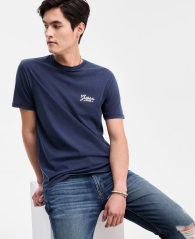 Мужская футболка Guess 1162660727 (Синий L)