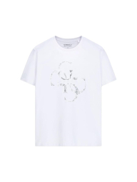 Мужская футболка Guess с принтом и вышивкой 1162689020 (Белый XL)