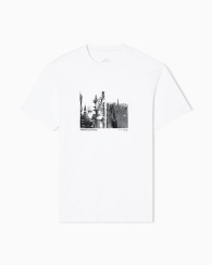 Мужская футболка Armani Exchange с принтом 1162697194 (Белый L)
