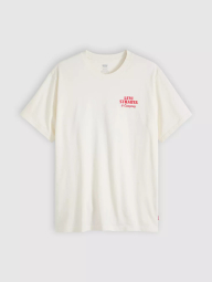 Жіноча футболка Levi's з принтом 1162713138 (Молочний XXL)