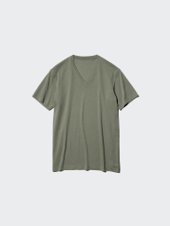 Футболка UNIQLO c технологией DRY 1162748304 (Зеленый M)
