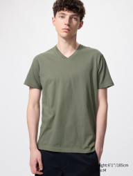 Футболка UNIQLO c технологией DRY 1162748304 (Зеленый M)