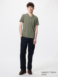 Футболка UNIQLO c технологией DRY 1162748304 (Зеленый M)