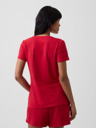Женская футболка GAP 1162915563 (Красный XL)