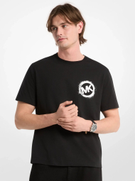 Мужская футболка Michael Kors с логотипом 1162970933 (Черный XL)