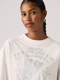 Женская футболка Levi's с логотипом 1163194407 (Белый S)