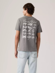 Мужская футболка Levi's с принтом 1163339134 (Серый XXL)