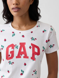 Жіноча футболка GAP з принтом 1163391508 (Білий XL)