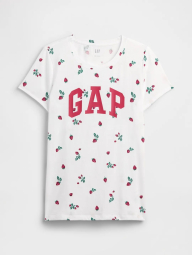 Жіноча футболка GAP з принтом 1163391508 (Білий XL)